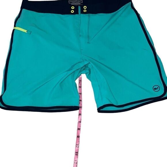 Vineyard Vines Performance Mens Swim Trunks Board Short sz 34 READ Missing Lace - Picture 4 of 6